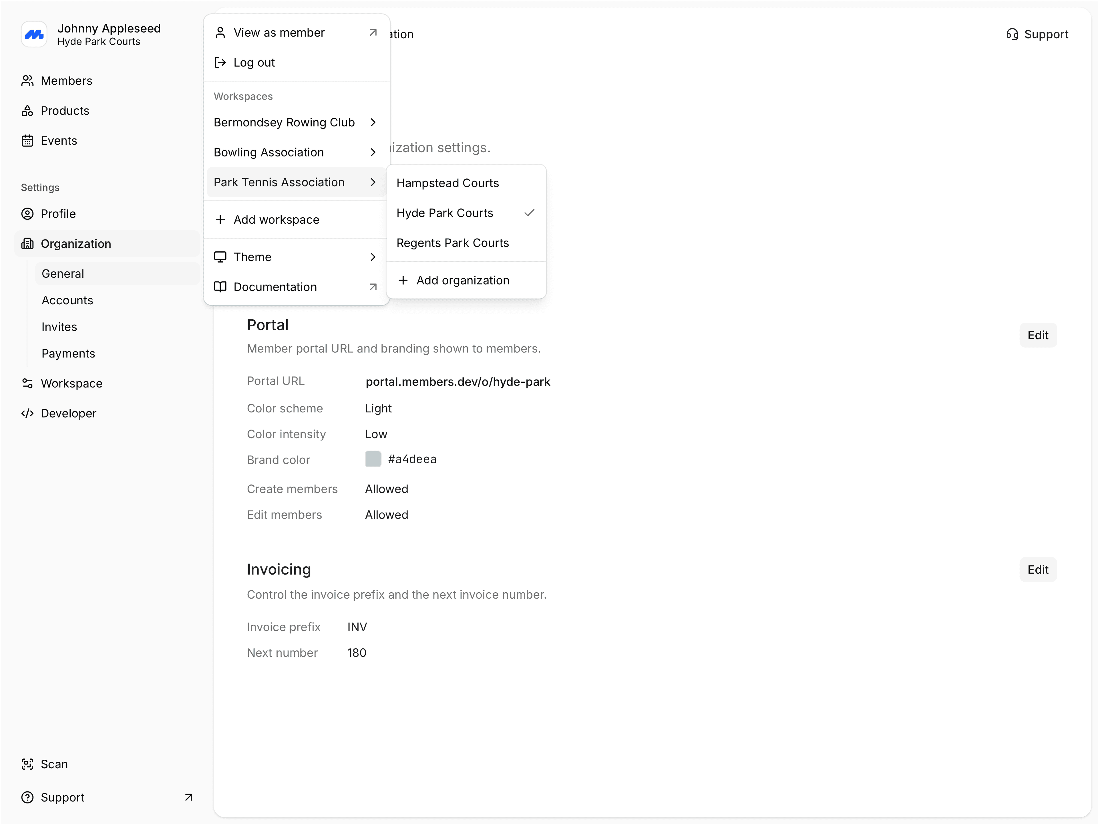 Multi-organization