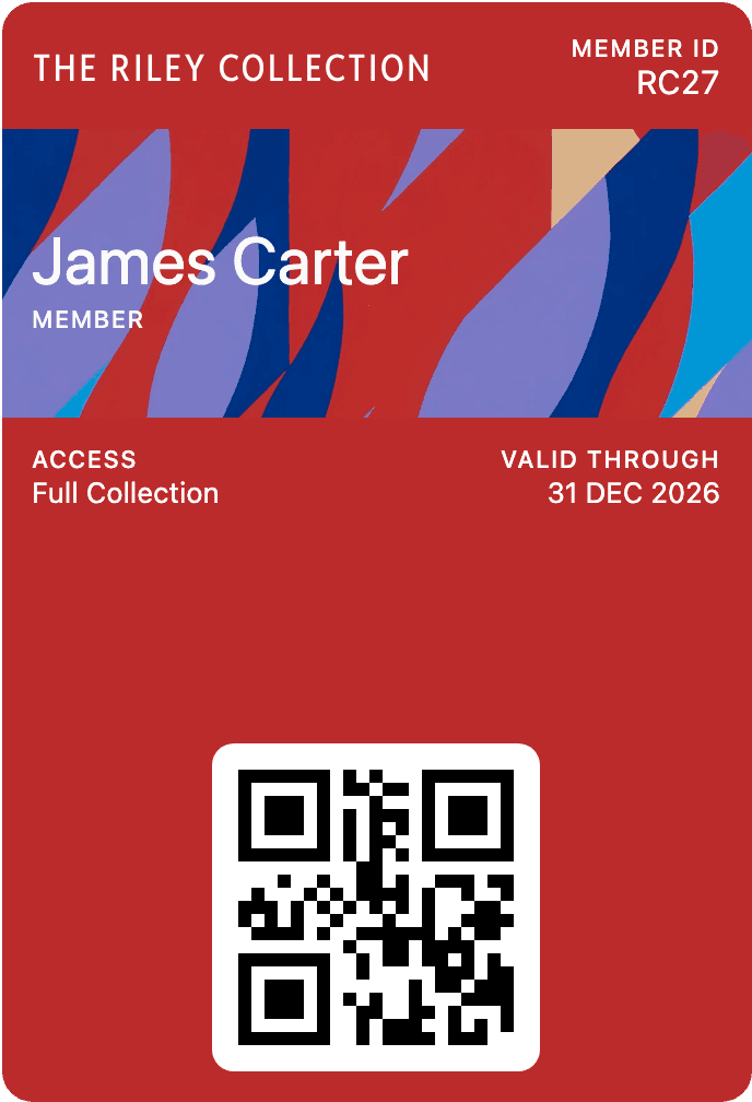 The Riley Collection digital membership card